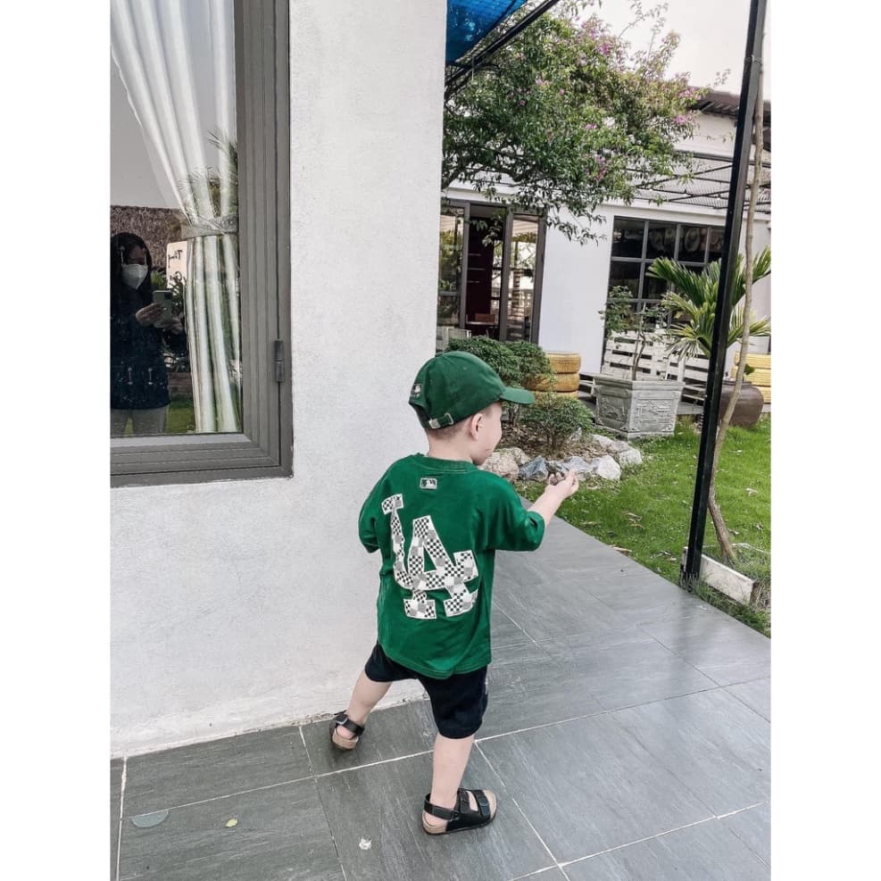 Áo thun MLB LA zik zak cho bé